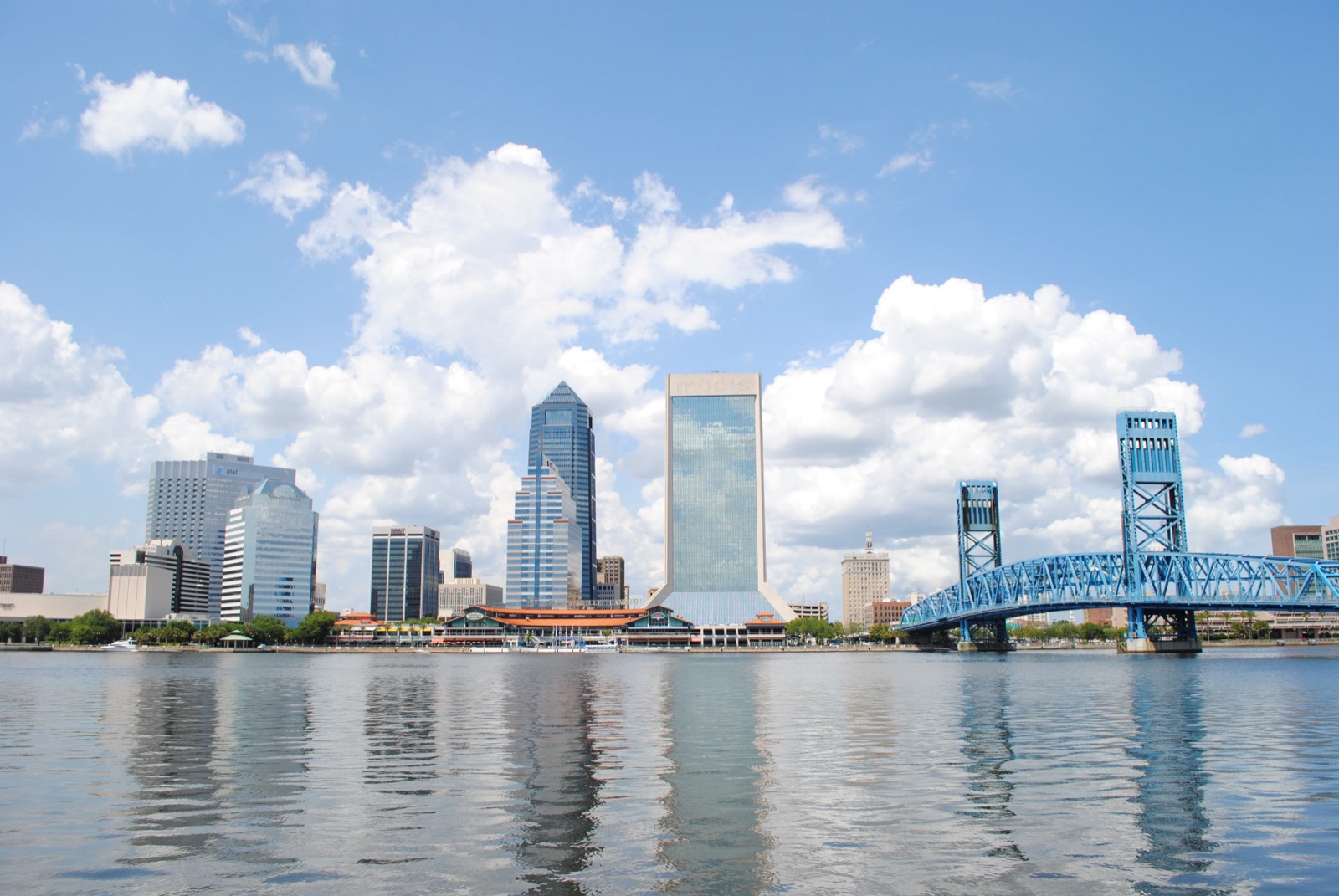 Downtown Jacksonville, Florida along the St. Johns River