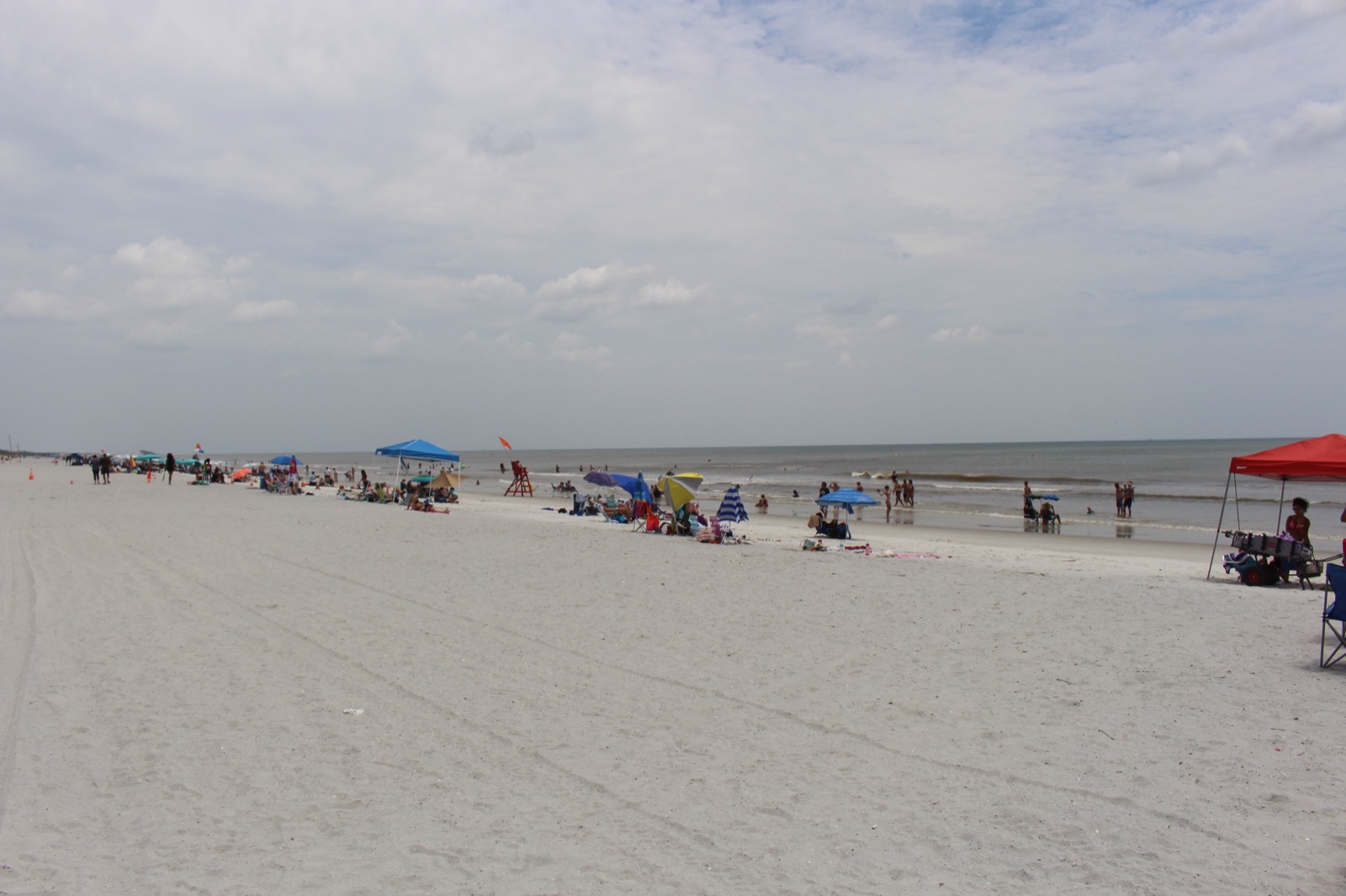 Neptune Beach shoreline in Duval County, Florida