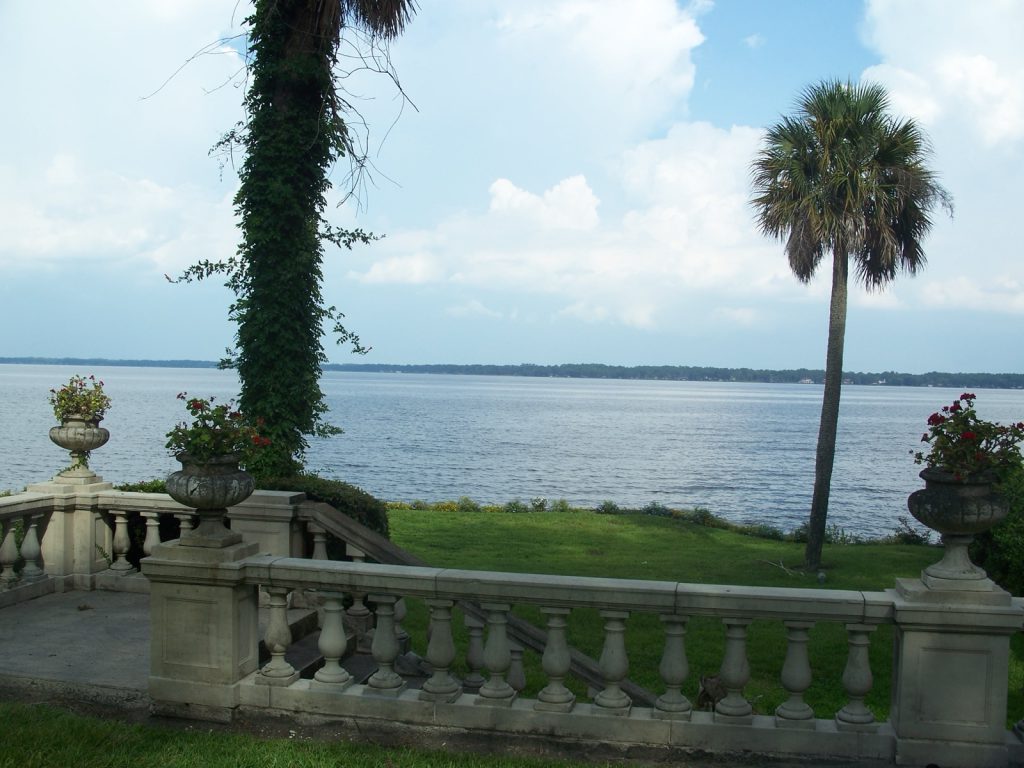 St. Johns River waterfront at Orange Park, Florida