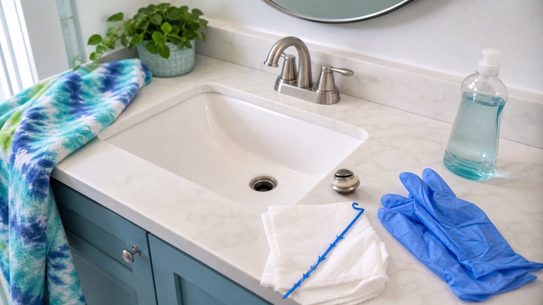 How to Clear and Prevent a Slow Bathroom Sink Drain Without Wrecking Your Pipes