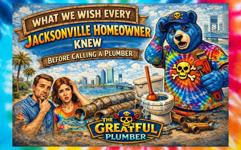 Jacksonville homeowner plumbing tips - know your shut-off valve, what is a real emergency, and when to call a pro