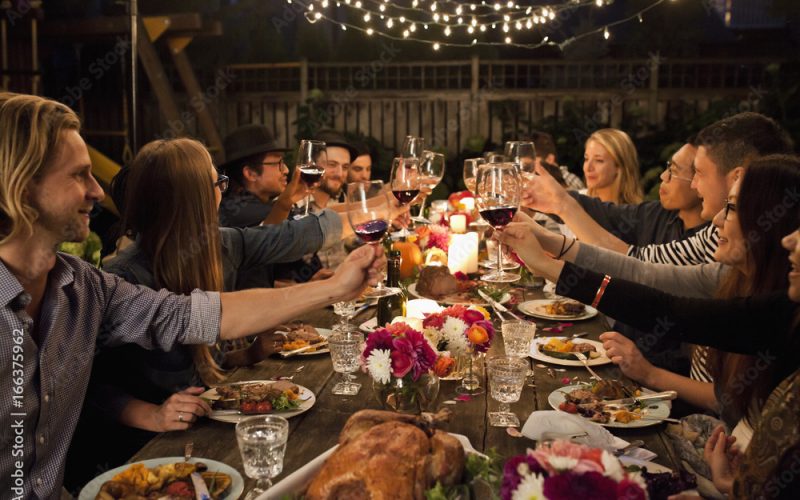 Friends Making a Toast